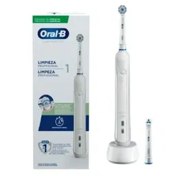 Oral-B Cepillo Dental Eléctrico Laboratory Professional 1, Tecnología 3D, Elimina hasta un 100% más de Placa