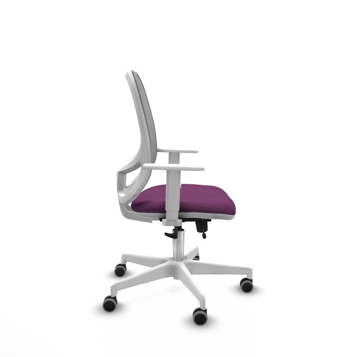 PIQUERAS Y CRESPO Silla de oficina Cilanco con mecanismo Sincro/Traslack Morado y Gris