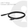 Club 3D Cable de extensión USB-C 40Gbps 1 m Negro