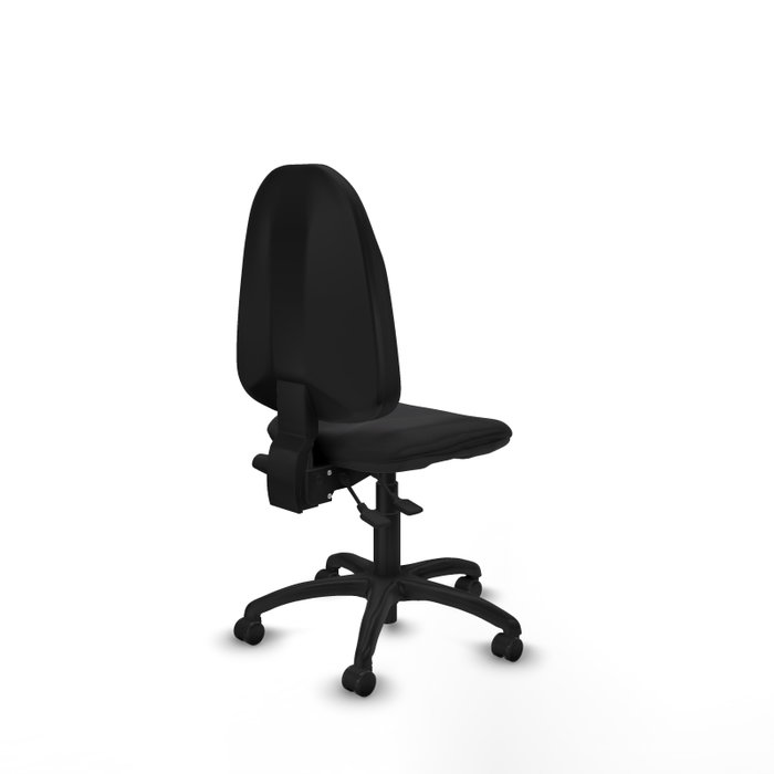 PIQUERAS Y CRESPO Silla de oficina Algarra con mecanismo Asincro, Negro