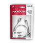 Axagon BUCM3-CM30AB Cable USB-C a USB-C 3.2 Gen 1, 3 m, PD 60W, trenzado - negro