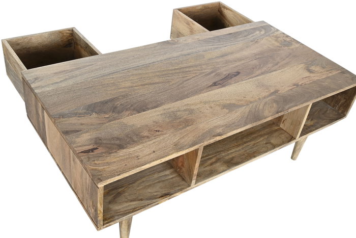 DKD Home Decor Mesa de Centro de Mango Natural 120x60x45 DKD Home Decor Mesa de Centro de Mango Natural 120x60x45