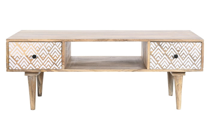 DKD Home Decor Mesa de Centro de Mango Natural 120x60x45 DKD Home Decor Mesa de Centro de Mango Natural 120x60x45