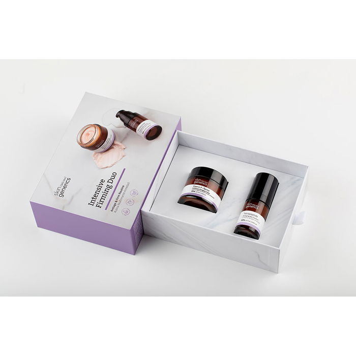 Skin Generics INTENSIVE FIRMING DUO 2 pz - Crema Antienvejecimiento con Vitamina F y Retinol + Contorno de Ojos con Tetrapéptidos