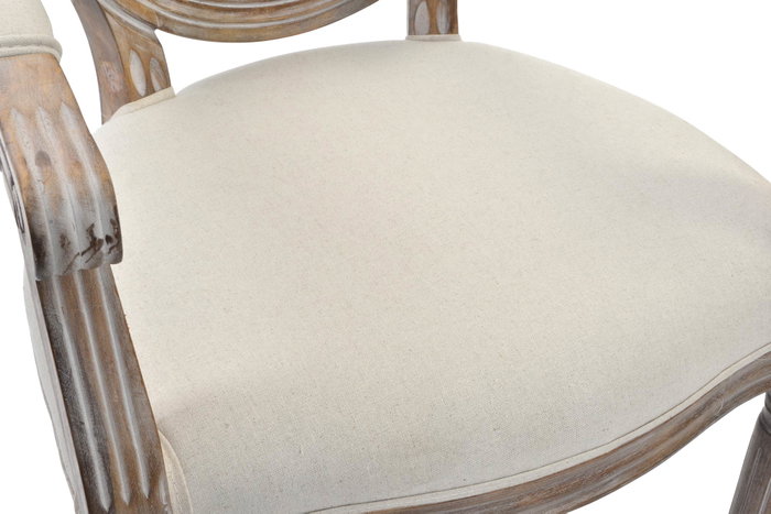 DKD Home Decor Silla Tradicional Natural Beige Madera Poliester 48 x 96 x 56 cm (2 Unidades) DKD Home Decor Silla Tradicional Natural Beige Madera Poliester 48 x 96 x 56 cm (2 Unidades)