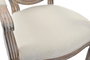 DKD Home Decor Silla Tradicional Natural Beige Madera Poliester 48 x 96 x 56 cm (2 Unidades)