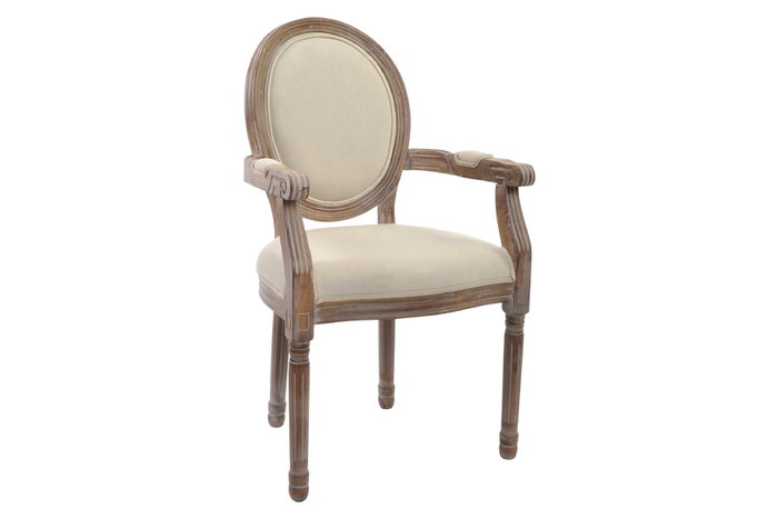 DKD Home Decor Silla Tradicional Natural Beige Madera Poliester 48 x 96 x 56 cm (2 Unidades) DKD Home Decor Silla Tradicional Natural Beige Madera Poliester 48 x 96 x 56 cm (2 Unidades)