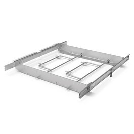 POTTKER BASIC FRAME Bastidor de Acero para Mesa con Apertura Central y Soporte Hasta 70kg, 700mm Cerrado Extensible 500mm