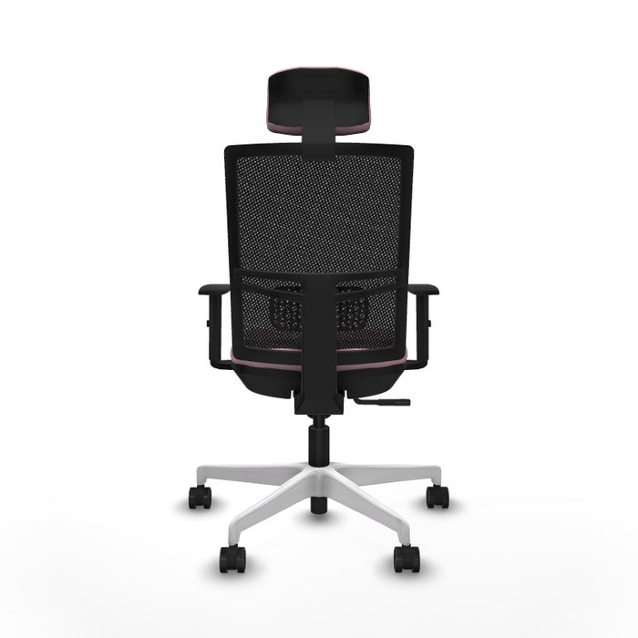 PIQUERAS Y CRESPO Silla de oficina Yunquera Rosa con mecanismo Sincro PIQUERAS Y CRESPO Silla de oficina Yunquera Rosa con mecanismo Sincro