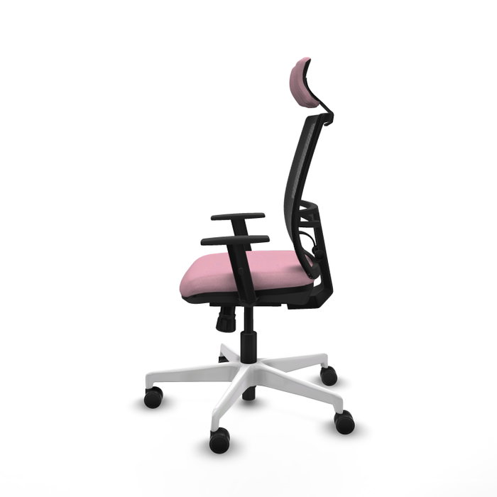 PIQUERAS Y CRESPO Silla de oficina Yunquera Rosa con mecanismo Sincro PIQUERAS Y CRESPO Silla de oficina Yunquera Rosa con mecanismo Sincro