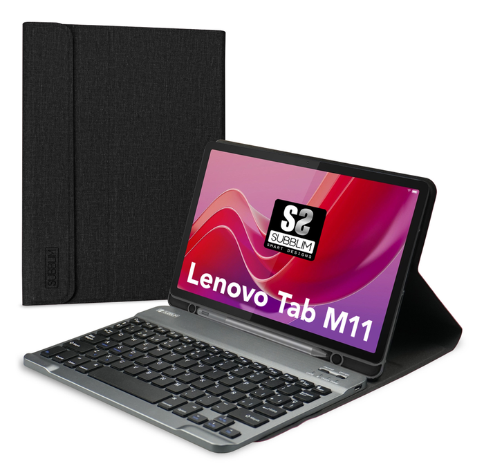 SUBBLIM Funda con Teclado KeyTab Pro Bluetooth 5.2 para Lenovo Tab M11, Negro SUBBLIM Funda con Teclado KeyTab Pro Bluetooth 5.2 para Lenovo Tab M11, Negro