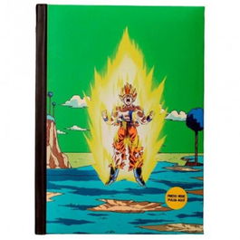 SD Toys Libreta con Luz Dragon Ball Z - Batalla Final en Namek con Diseño de Goku Super Saiyajin vs Freezer, Coleccionable