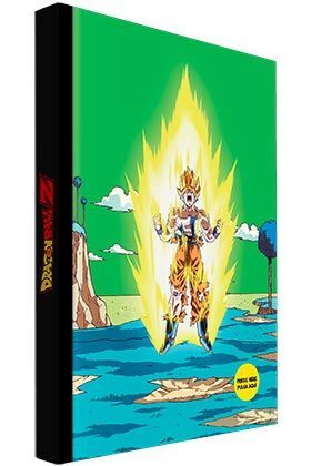 SD Toys Libreta con Luz Dragon Ball Z - Batalla Final en Namek con Diseño de Goku Super Saiyajin vs Freezer, Coleccionable