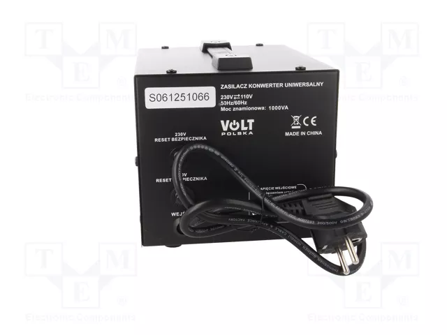 VOLT POLSKA Transformador 230V/110V 1000VA