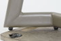 DKD Home Decor Glam Mesa Comedor Metal y Cristal Dorado Blanco 140 x 80 x 76 cm