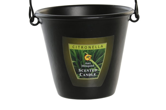DKD Home Decor Vela de Citronela en Metal 140g