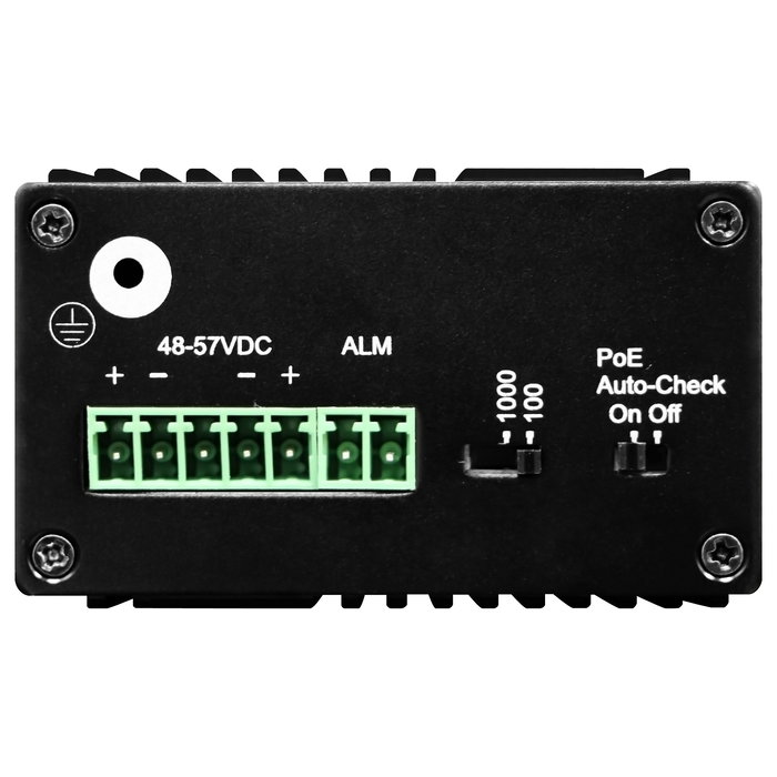 LevelOne Switch No Administrado IGP-0432 2 Puertos Gigabit RJ-45 + 2 SFP, PoE+ (30W/Puerto), Presupuesto 60W, 8Gbps, -40 a 75°C