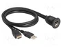 DeLOCK Cable HDMI-A y USB 2.0 Tipo-A resistente al agua 1 m