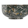DKD Home Decor Jarrón de Metal Verde y Dorado 25x25x69 cm