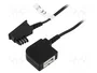 GOOBAY Cable telefónico TAE F conexión y TAE F enchufe, 10m, negro
