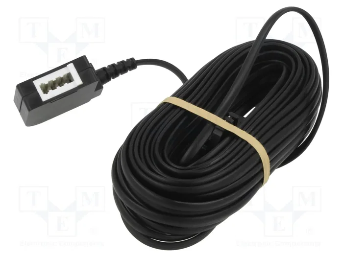 GOOBAY Cable telefónico TAE F conexión y TAE F enchufe, 10m, negro