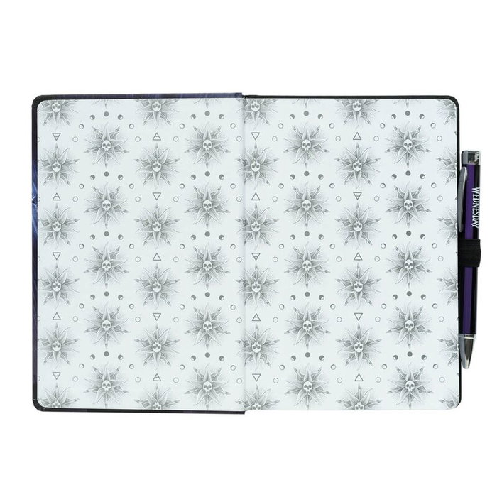 ERIK Cuaderno A5 premium + bolígrafo proyector Miércoles Addams