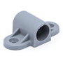 HERRAJES ALK Puente para barra volteadora gris Ø12mm