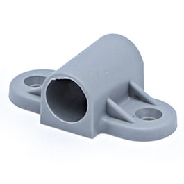HERRAJES ALK Puente para barra volteadora gris Ø12mm