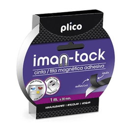 Plico Cinta adhesiva magnética Iman Tack 20mm x 1m