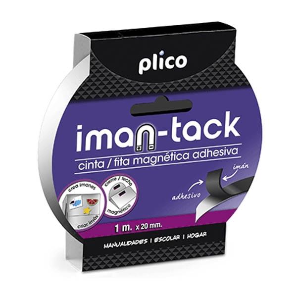 Plico Cinta adhesiva magnética Iman Tack 20mm x 1m Plico Cinta adhesiva magnética Iman Tack 20mm x 1m