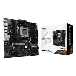 ASRock Placa Base B850M Pro A, Socket AM5, DDR5-SDRAM, Micro ATX, para AMD Ryzen 7000/8000/9000 Series