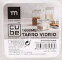 La Mediterranea Tarro de Vidrio Cube 1600ml