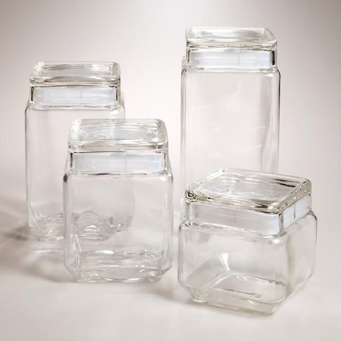 La Mediterranea Tarro de Vidrio Cube 1600ml