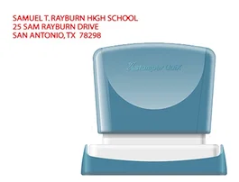 X'stamper Sello Quix Personalizable Color Rojo Medidas 14x60 mm Q-14