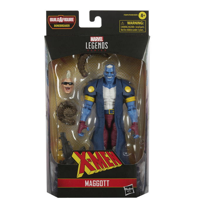 Hasbro Figura X-Men Maggot Marvel Legends PVC 15cm con Babosas y Piezas Build-A-Figure Bonebreaker Hasbro Figura X-Men Maggot Marvel Legends PVC 15cm con Babosas y Piezas Build-A-Figure Bonebreaker