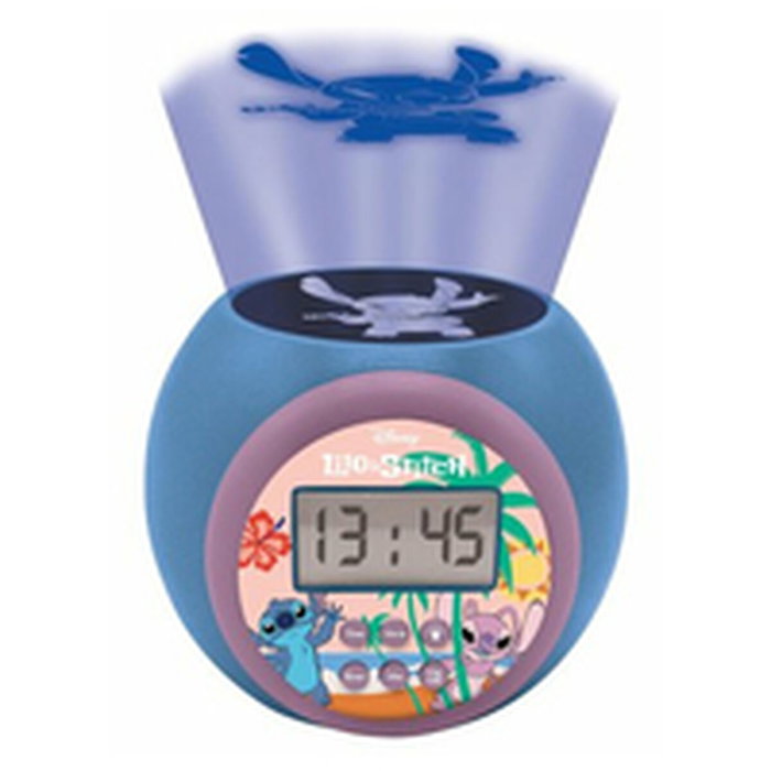 Lexibook Reloj Despertador Proyector Disney Stitch con Luz de 3 Colores Lexibook Reloj Despertador Proyector Disney Stitch con Luz de 3 Colores