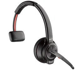 HP Poly Savi 8210 Auriculares Monoaurales DECT 1880-1900 MHz con Base de Carga, Negro