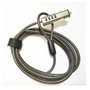 Aisens Cable de Seguridad tipo Nano con Combinación ASLK-D50N05-BK, Negro, 1.5m