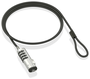 Aisens Cable de Seguridad tipo Nano con Combinación ASLK-D50N05-BK, Negro, 1.5m