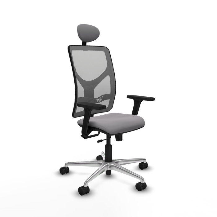 PIQUERAS Y CRESPO Silla de oficina Motilla Gris con mecanismo Sincro/Traslack PIQUERAS Y CRESPO Silla de oficina Motilla Gris con mecanismo Sincro/Traslack