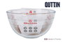 Quttin Bol Mezclador Vidrio 24 cm - 3.8L (6 Unidades)