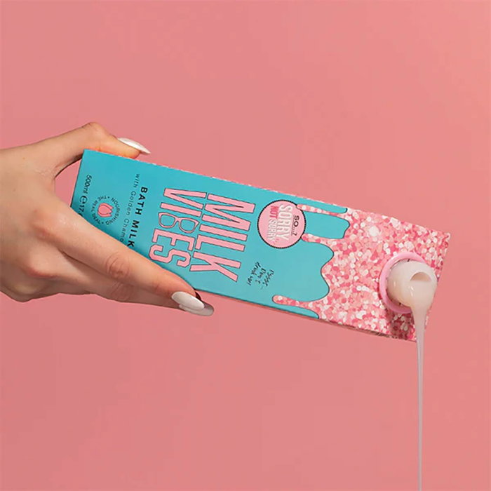 So..? Sorry Not Sorry Milk Vibes Leche de Baño de Camomila