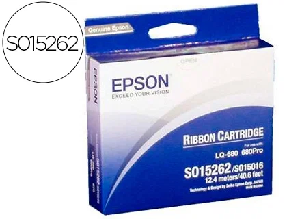 Epson Cinta de Nylon Negro C13S015262 para series LQ Epson Cinta de Nylon Negro C13S015262 para series LQ