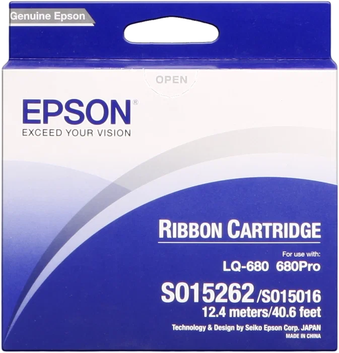 Epson Cinta de Nylon Negro C13S015262 para series LQ Epson Cinta de Nylon Negro C13S015262 para series LQ