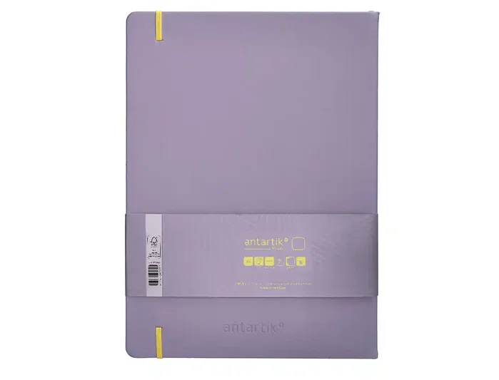 Antartik Cuaderno A4 Tapa Dura Hojas Lisas Morado y Amarillo 100 Hojas 80 gr FSC Antartik Cuaderno A4 Tapa Dura Hojas Lisas Morado y Amarillo 100 Hojas 80 gr FSC