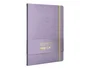 Antartik Cuaderno A4 Tapa Dura Hojas Lisas Morado y Amarillo 100 Hojas 80 gr FSC