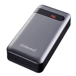 Intenso PD20000 Power Bank Power Delivery 20000 mAh Antracita, Batería Externa con Quick Charge 3.0, USB-C, Pantalla LCD