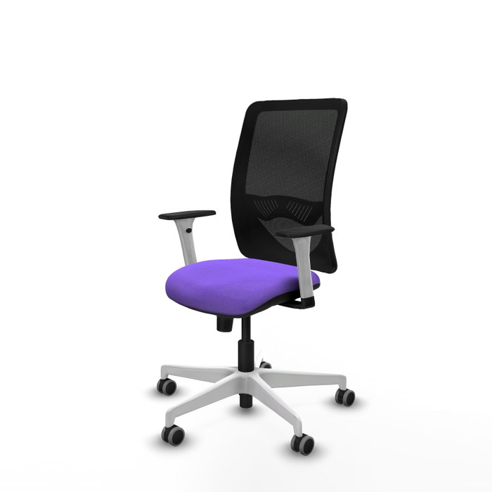 PIQUERAS Y CRESPO Silla de oficina Zulema con mecanismo Sincro, lila y negro PIQUERAS Y CRESPO Silla de oficina Zulema con mecanismo Sincro, lila y negro
