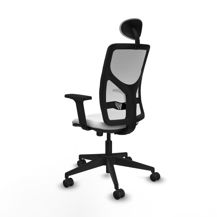 PIQUERAS Y CRESPO Silla de oficina Motilla Blanca con mecanismo Sincro PIQUERAS Y CRESPO Silla de oficina Motilla Blanca con mecanismo Sincro