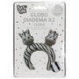 Party Time Juego De 2 Diademas/Globo Infantil Party Time Modelos Surtidos Cebra Jirafa Mono Tigre Reutilizables